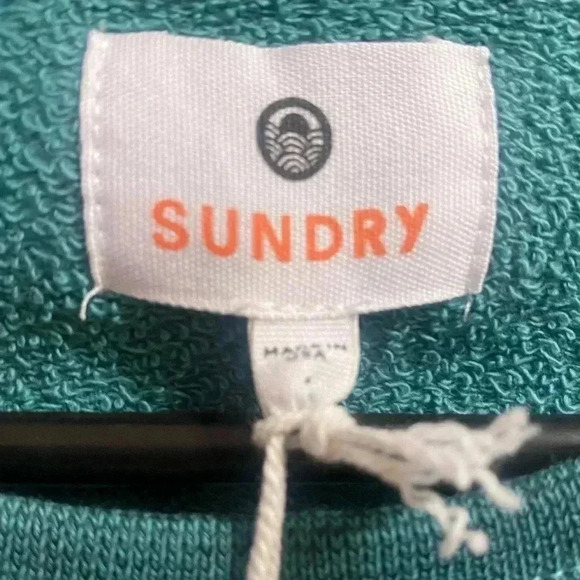 Sundry Forever Striped Cross Back Sweatshirt Size Medium - Picture 6 of 6